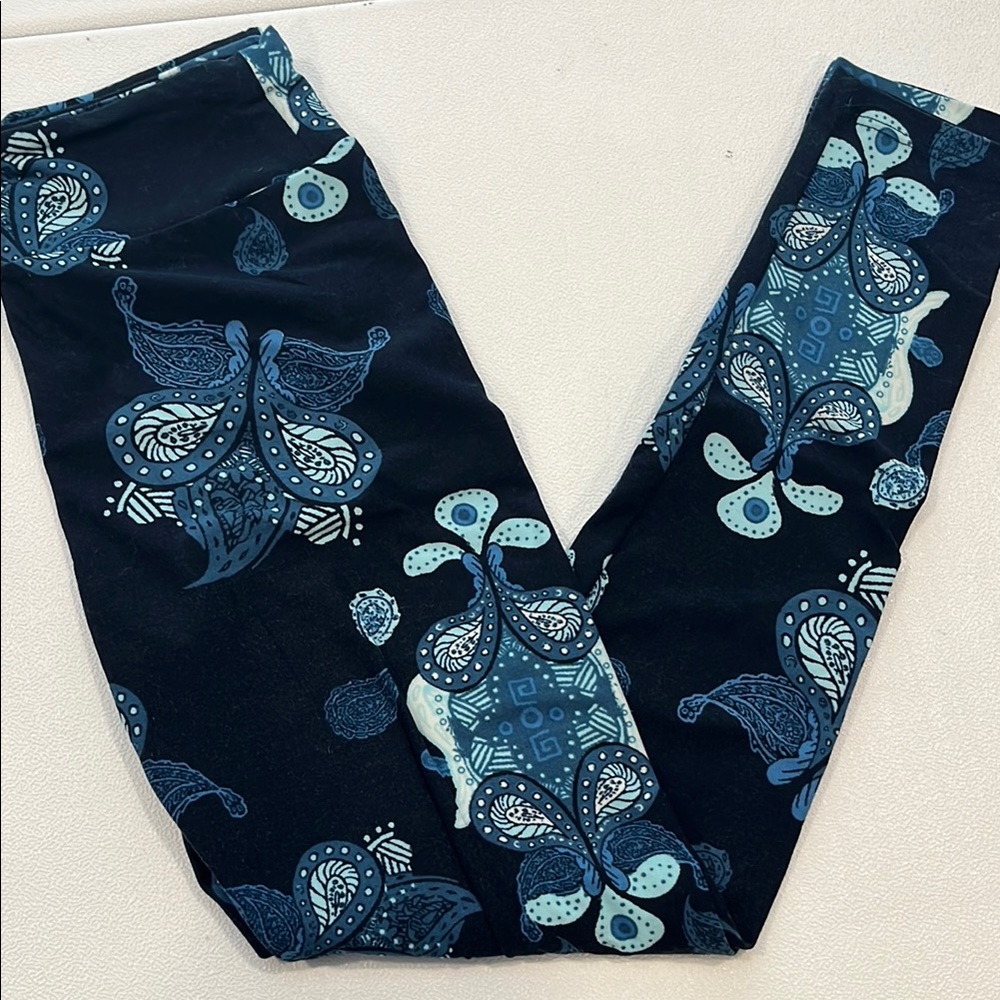 LuLaRoe Blue Jeggings with Stretch Comfort